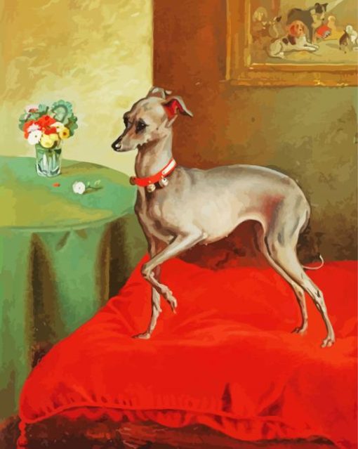 Italian Greyhound Paint By Numbers