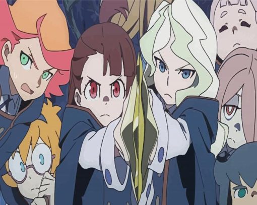 Little Witch Academia Anime Manga Paint By Numbers