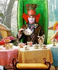 Mad Hatter Tea Party Paint By Number