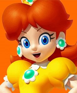 Mario Daisy Paint By Numbers