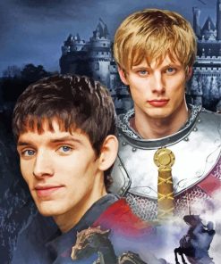 Merlin And Arthur Poster Paint By Numbers