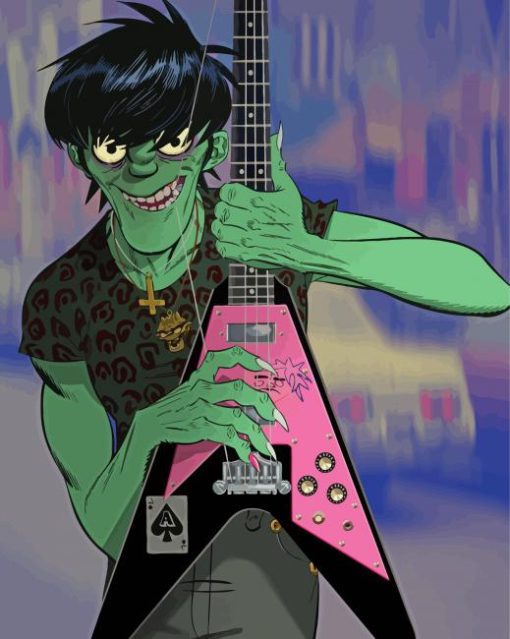 Murdoc Tomorrow Comes Today Paint By Numbers