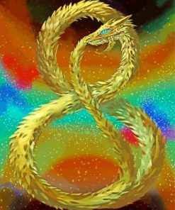 Ouroboros Dragon Art Paint By Numbers