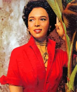 Pretty Dorothy Dandridge Paint By Number