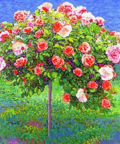 Rose Tree Paint By Numbers