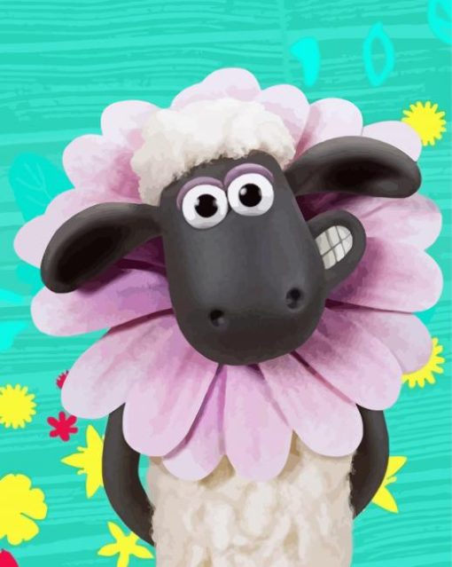 Shaun The Sheep Spring Lamb Paint By Number