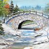 Snow Bridge Paint By Numbers