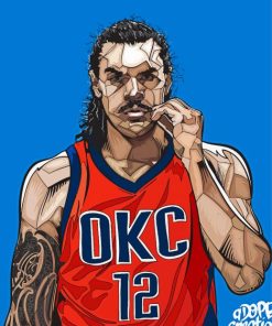 Steven Adams NBA Art Paint By Number