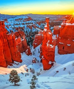 Sunset Bryce National Park Paint By Numbers