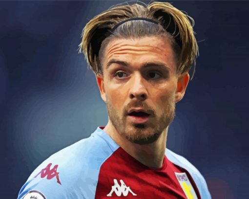 The Footballer Jack Grealish Paint By Numbers