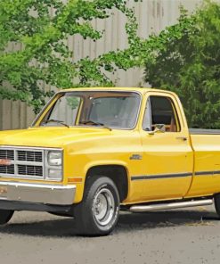 Yellow 1984 Gmc Paint By Numbers