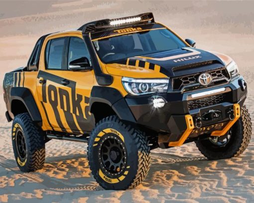 Aesthetic Toyota Hilux Paint By Numbers