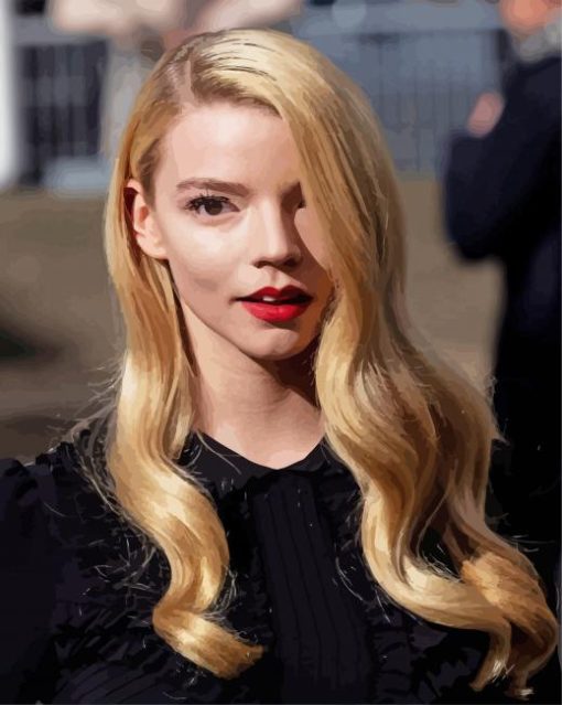 Beautiful Actress Anya Taylor Joy Paint By Numbers