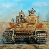 Tiger Tank Art Paint By Numbers