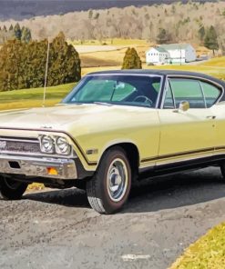 68 Chevelle Car Paint By Numbers