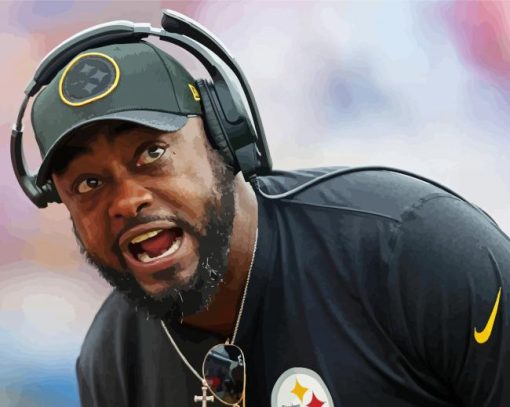 Aesthetic Mike Tomlin Paint By Numbers