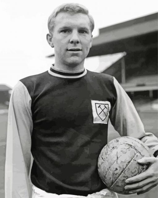 English Football Player Bobby Moore Paint By Numbers