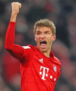 Footballer Thomas Muller Paint By Numbers