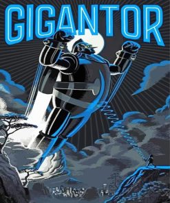 Gigantor Poster Art Paint By Numbers