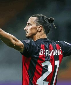 Ibrahimovic Ac Milan Paint By Numbers