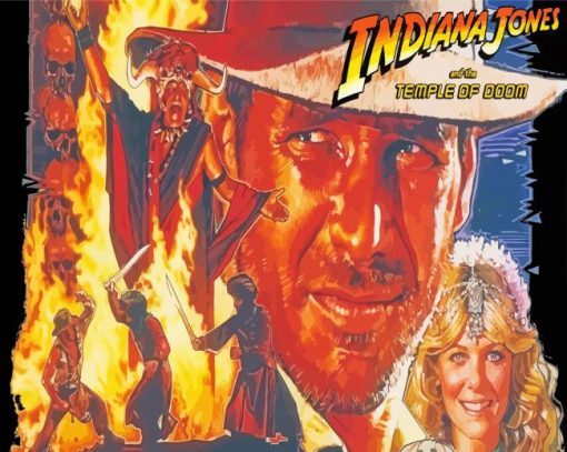 Indiana Jones And The Temple Of Doom Paint By Numbers