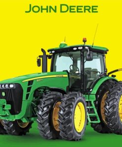 John Deere Tractor Poster Paint By Numbers