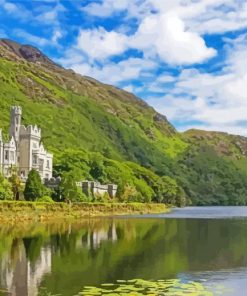 Kylemore Abbey Connemara Paint By Numbers