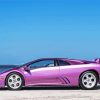 Lamborghini Diablo Purple Car Paint By Numbers