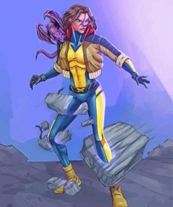 Marvel Superhero Shadowcat Paint By Numbers