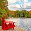 Muskoka Riverside In Fall Paint By Numbers