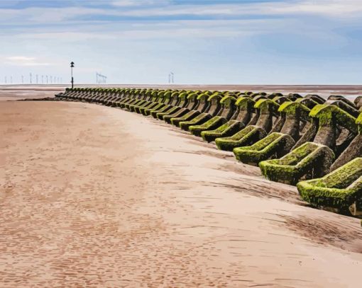 New Brighton Beach England Paint By Numbers