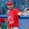 Professional Baseball Pitcher Adam Wainwright Paint By Numbers