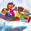 Rocket Power In Snow Paint By Numbers