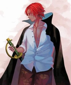 Shanks One Piece Anime Paint By Numbers