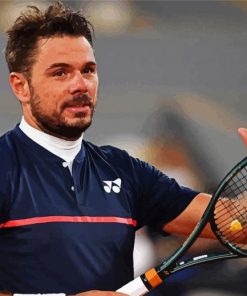 Stan Wawrinka Sport Paint By Numbers