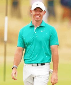 The Golf Player Rory Mcllroy Paint By Numbers