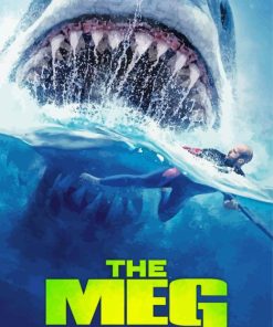 The Meg Poster Paint By Numbers