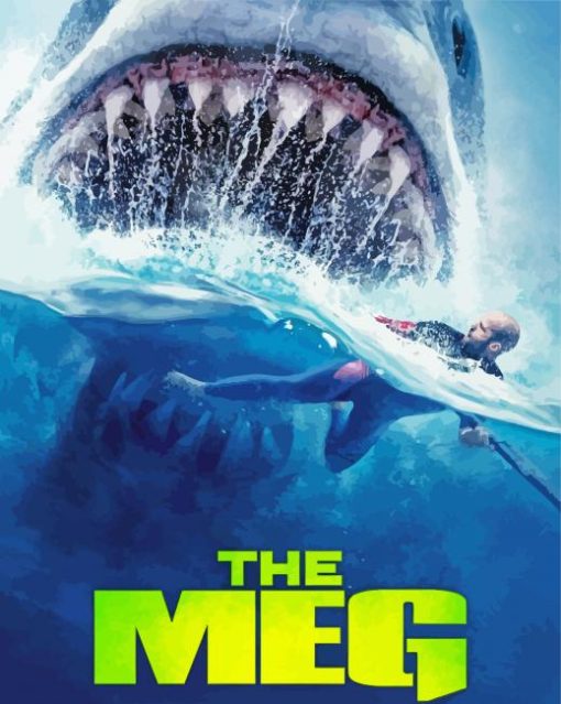 The Meg Poster Paint By Numbers