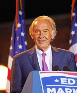 United States Senator Ed Markey Paint By Numbers