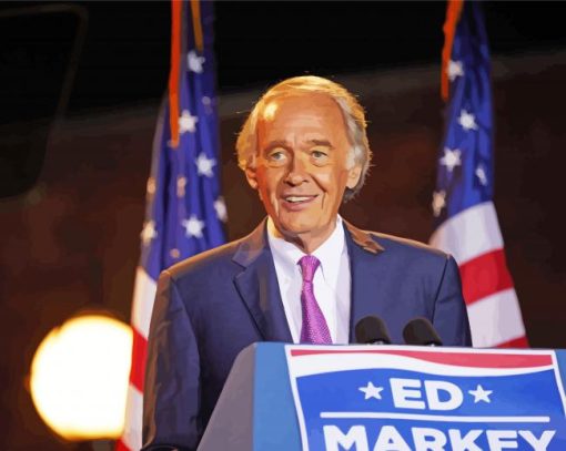 United States Senator Ed Markey Paint By Numbers