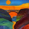 Abstract New River Gorge Paint By Numbers