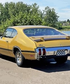 Beige Oldsmobile 442 Paint By Numbers