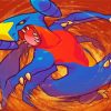 Garchomp Art Paint By Numbers