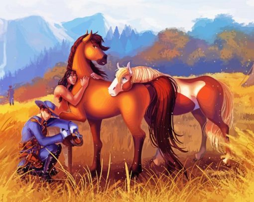 Spirit Stallion Of The Cimarron Characters Arts Paint By Numbers