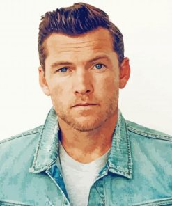 The Handsome Sam Worthington Paint By Numbers