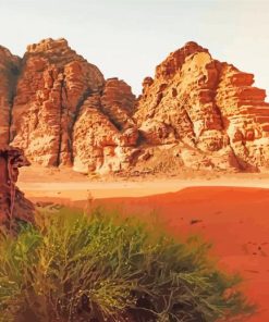 Wadi Rum Reserve Desert Paint By Numbers