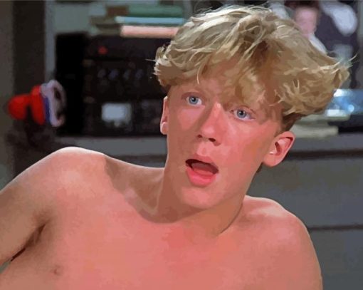 Young Anthony Michael Hall Paint By Numbers