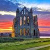 Whitby Abbey North Yorkshire Paint By Numbers