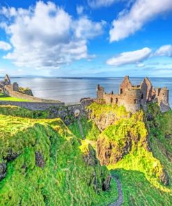 Dunluce Castle Ireland Paint By Numbers