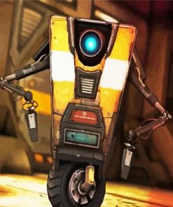 Claptrap Borderlands Paint By Numbers